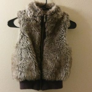 Kids fur vest